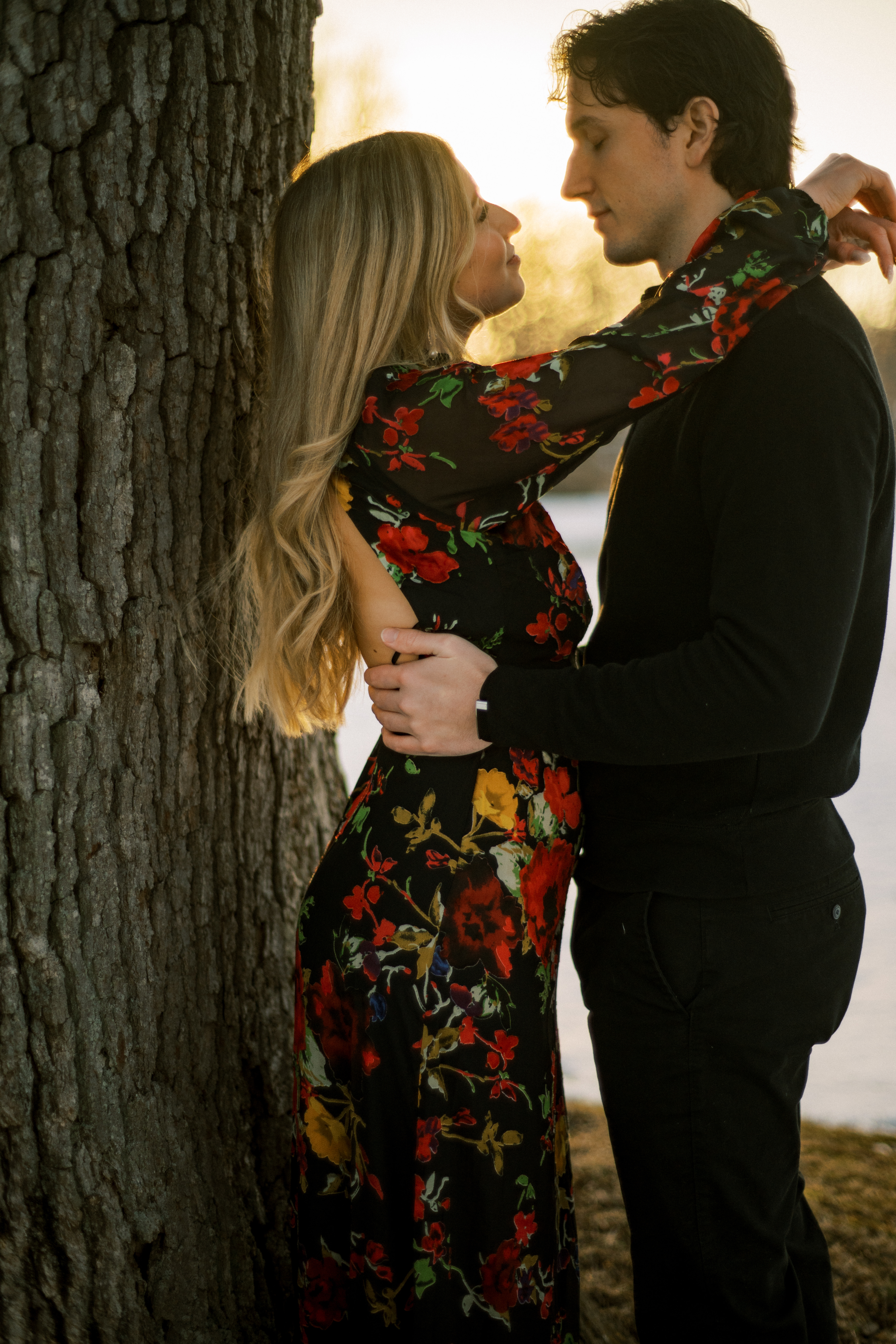Close by the tree